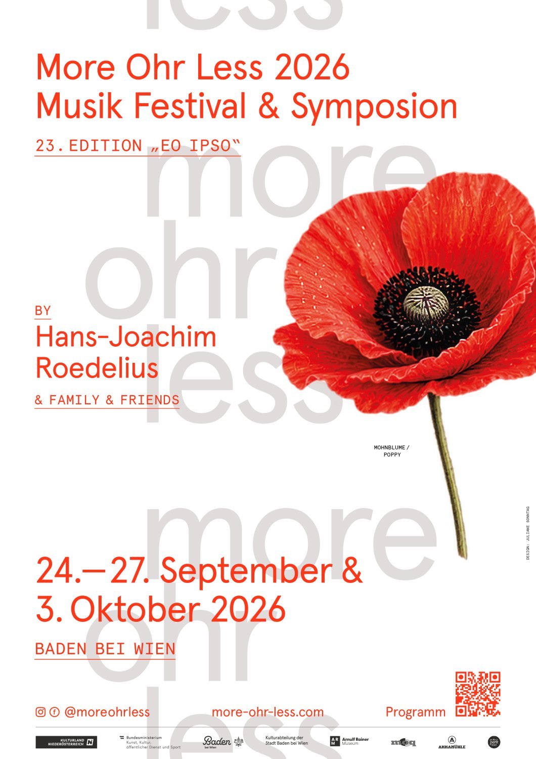More Ohr Less Poster